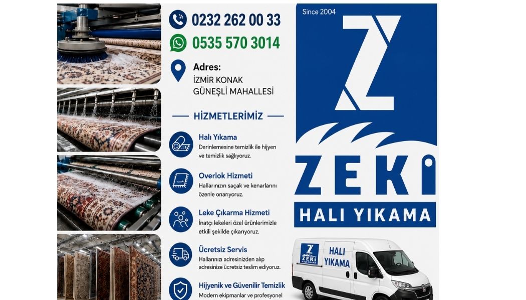 Konak Güneşli Mahallesi'nde Profesyonel Halı Yıkama Hizmeti